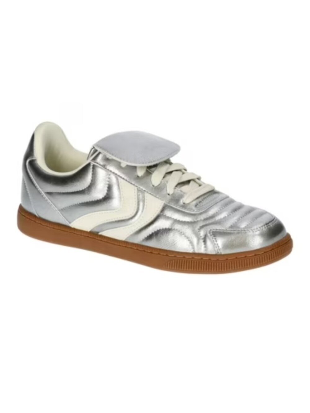 Madden NYC Women's Fold Over Metallic Sneakers